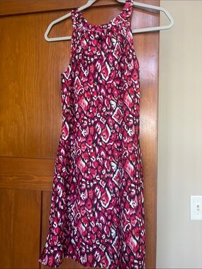 Sleeveless Pink & Black Printed Sundress Jude Connally S